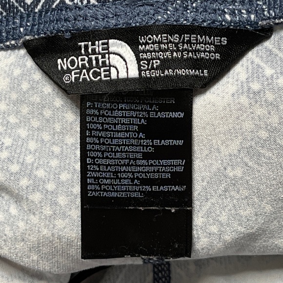 The North Face Geometric Print Size Small Cropped Leggings - Picture 4 of 7